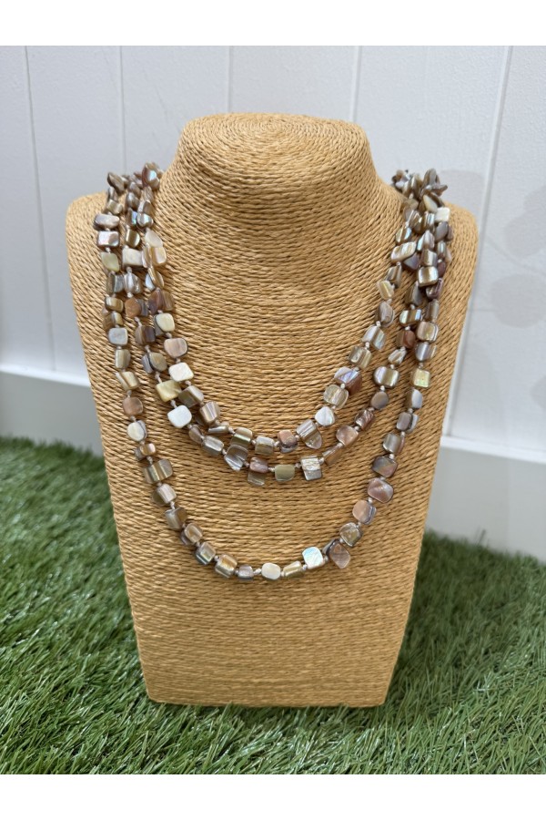 Collar Lanzarote Beige. Bisuteria.  | Bambalinas Closet