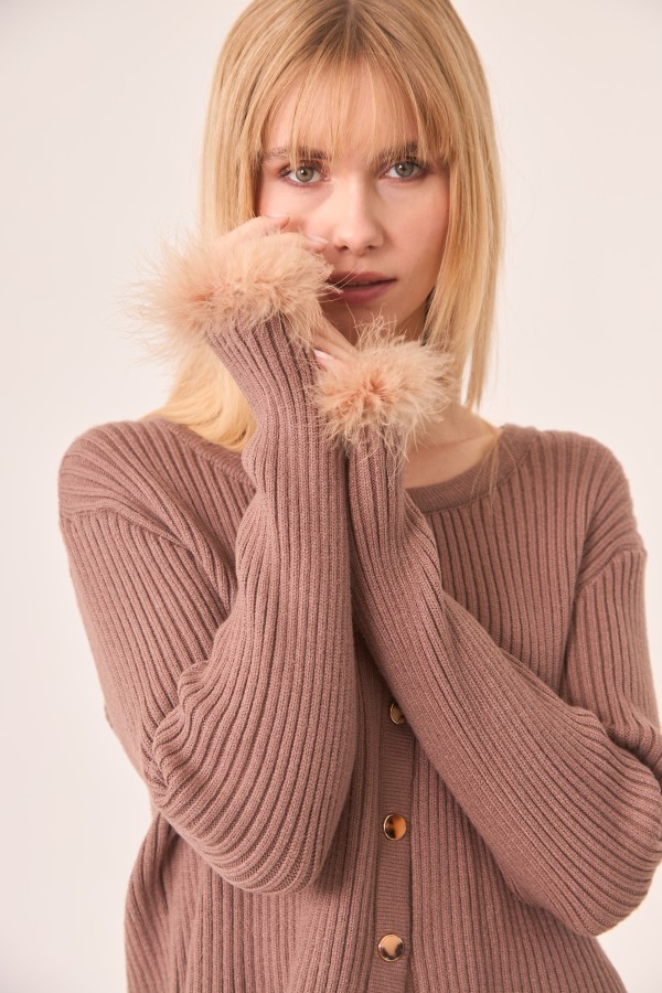 Cardigan Brownie Topo. Inicio.  | Bambalinas Closet