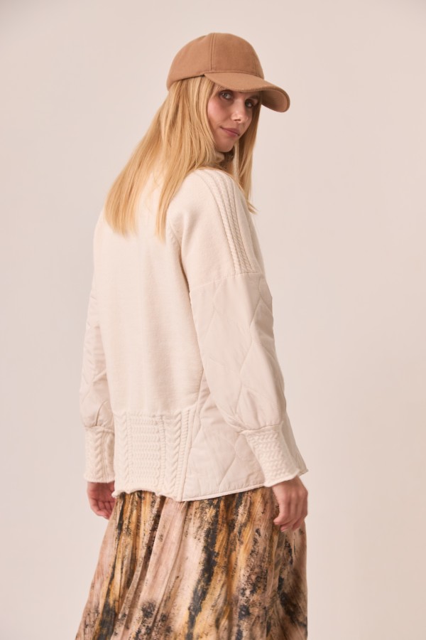 Jersey Darius Crema. Partes de arriba NÜD & NKN. Tallas: s/m, m/l | Bambalinas