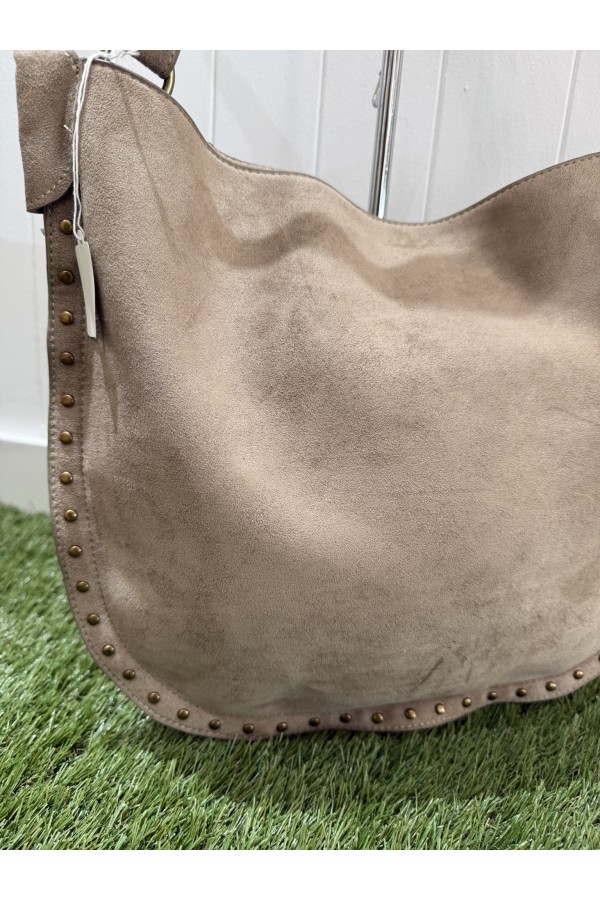 Bolso Cordoba. Bolsos. Color: marron chocolate, taupe, negro | Bambalinas Closet