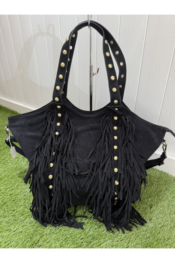 Bolso Flecos. Bolsos. Color: granate, taupe, negro | Bambalinas Closet