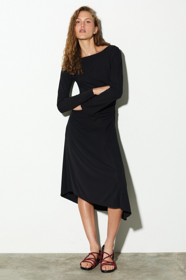 Vestido Midi Asimetrico. Inicio. Tallas: s, m, xs | Bambalinas Closet