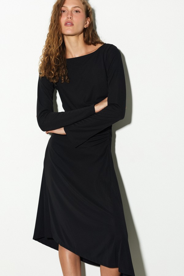 Vestido Midi Asimetrico. Inicio. Tallas: s, m, xs | Bambalinas Closet