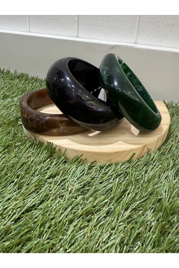 Pulseras Tricolor Verde. Bisuteria.  | Bambalinas Closet