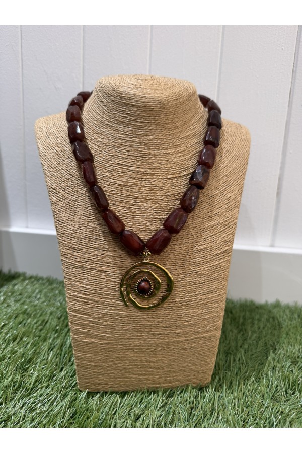 Collar Espiral. Bisuteria.  | Bambalinas Closet