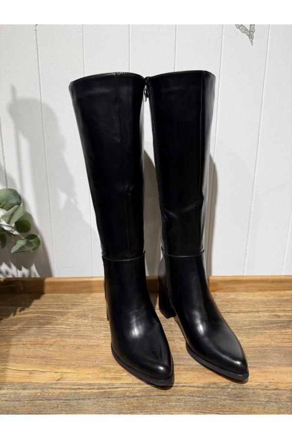 Bota Manhattan Negra. Botas Altas. Tallas: 36, 37, 38, 39, 40, 41 | Bambalinas