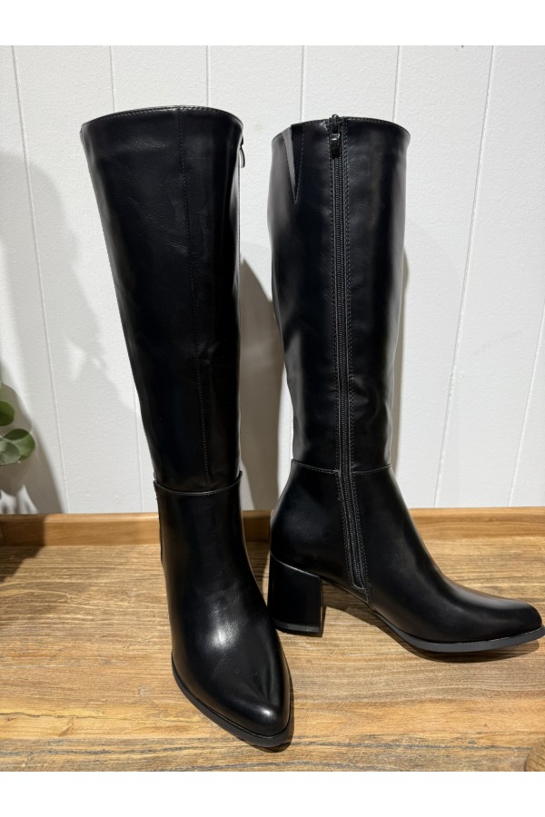 Bota Manhattan Negra. Botas Altas. Tallas: 36, 37, 38, 39, 40, 41 | Bambalinas