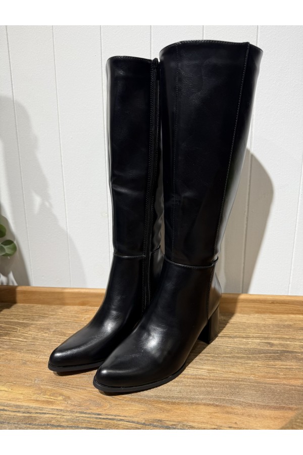 Bota Manhattan Negra. Botas Altas. Tallas: 36, 37, 38, 39, 40, 41 | Bambalinas