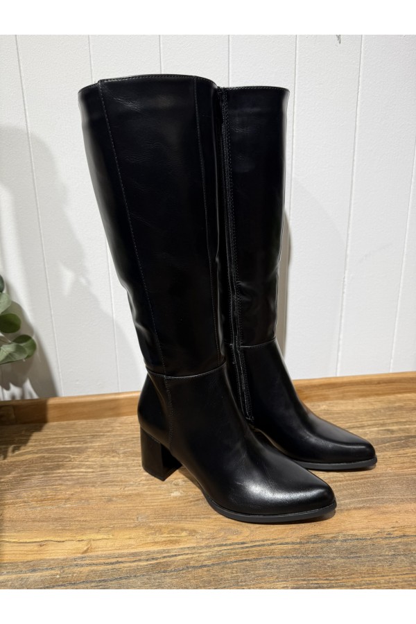 Bota Manhattan Negra. Botas Altas. Tallas: 36, 37, 38, 39, 40, 41 | Bambalinas