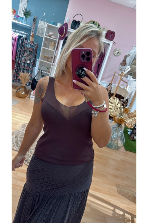 Top Punto Fino. Camisas / Tops/Chalecos.  | Bambalinas Closet