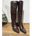 Botas Manhattan Chocolate. Botas Altas. Tallas: 36, 37, 38, 39, 40, 41 |