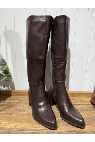Botas Manhattan Chocolate. Botas Altas. Tallas: 36, 37, 38, 39, 40, 41 |