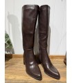 Botas Manhattan Chocolate. Botas Altas. Tallas: 36, 37, 38, 39, 40, 41 |
