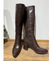 Botas Manhattan Chocolate. Botas Altas. Tallas: 36, 37, 38, 39, 40, 41 |