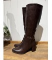 Botas Manhattan Chocolate. Botas Altas. Tallas: 36, 37, 38, 39, 40, 41 |