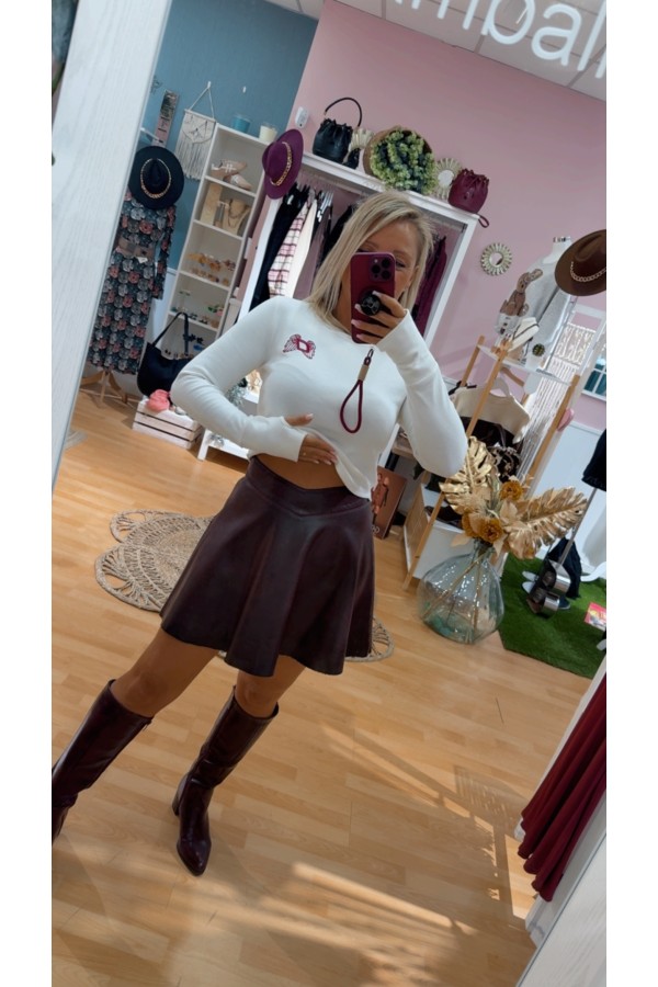 Falda Smokey. Faldas Basic. Tallas: s, m, l, xs | Bambalinas Closet