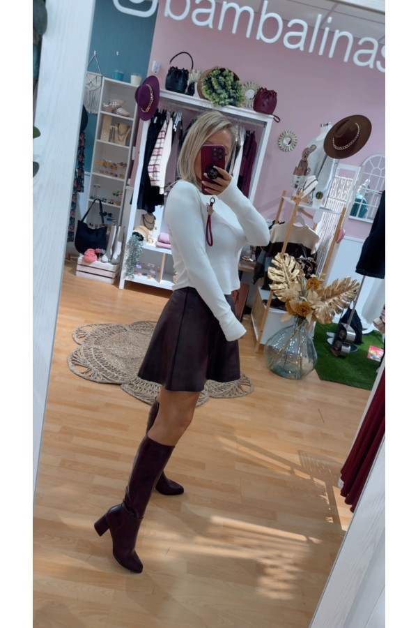 Falda Smokey. Faldas Basic. Tallas: s, m, l, xs | Bambalinas Closet