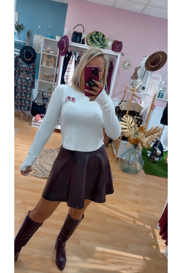 Falda Smokey. Faldas Basic. Tallas: s, m, l, xs | Bambalinas Closet