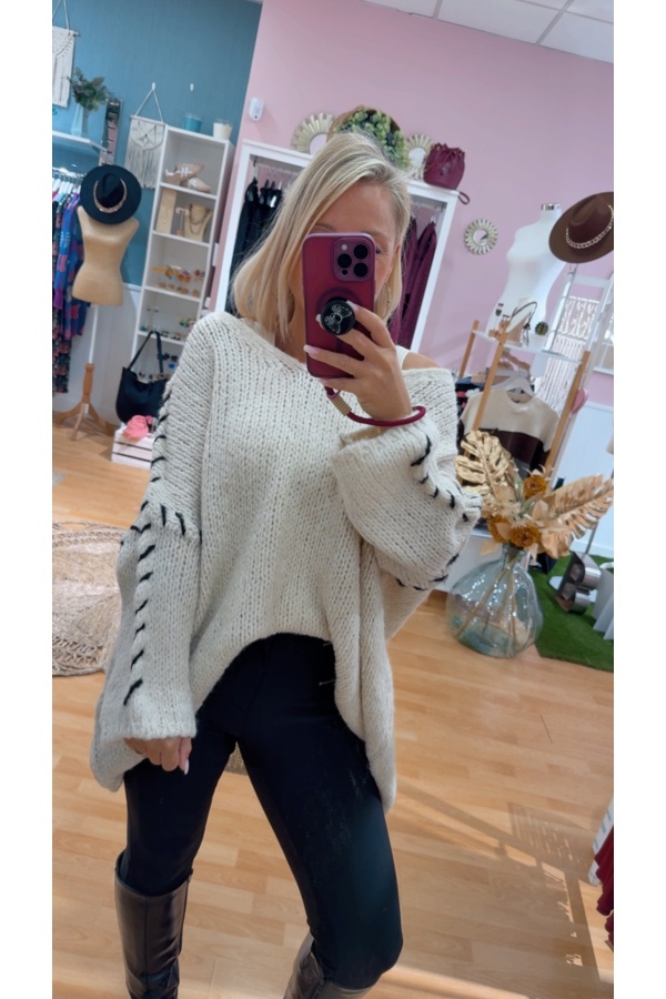 Jersey Trenza Lateral. Jerseys BSB. Tallas: talla unica | Bambalinas Closet