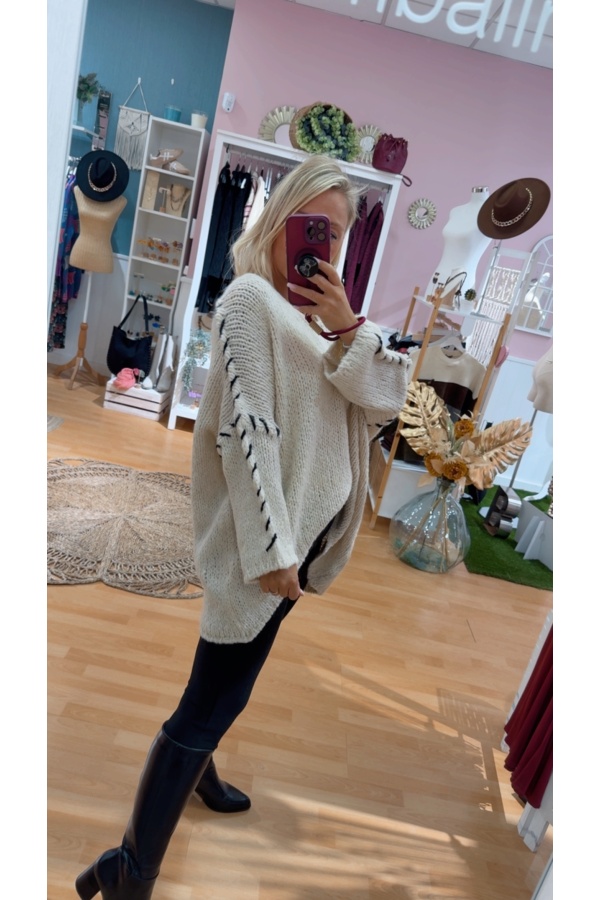 Jersey Trenza Lateral. Jerseys BSB. Tallas: talla unica | Bambalinas Closet