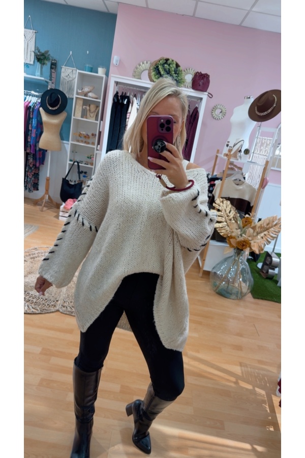 Jersey Trenza Lateral. Jerseys BSB. Tallas: talla unica | Bambalinas Closet