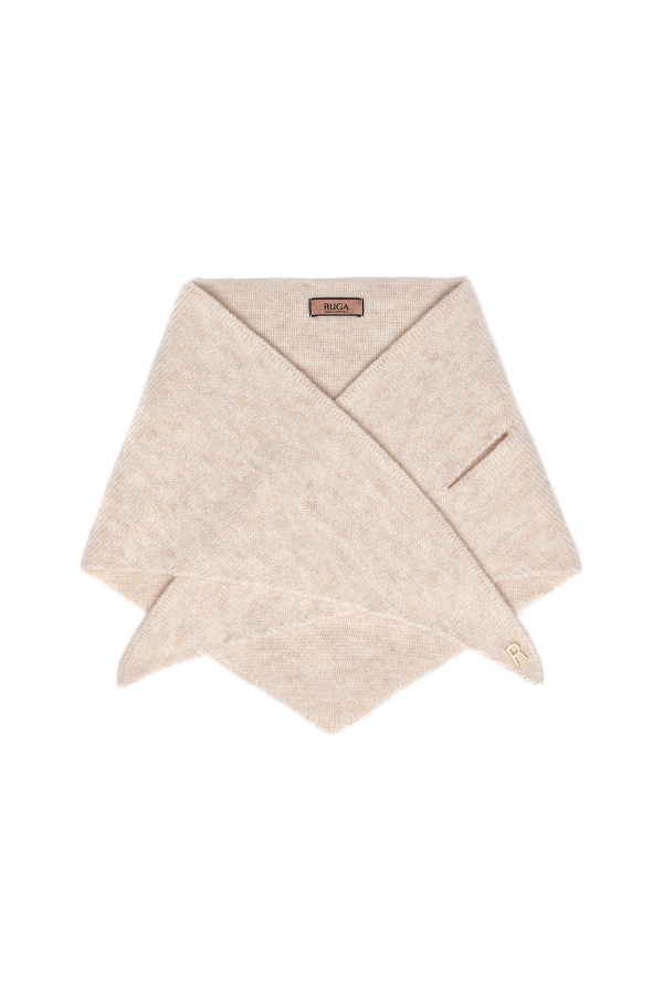 Bandana Punto. Pañuelos /Bufandas. Color: negro, crudo, naranja, azul cielo