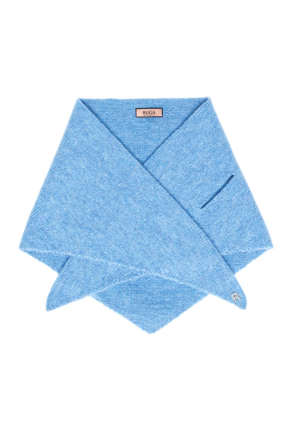 Bandana Punto. Pañuelos /Bufandas. Color: negro, crudo, naranja, azul cielo