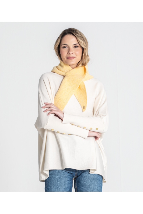 Bandana Punto. Pañuelos /Bufandas. Color: negro, crudo, naranja, azul cielo