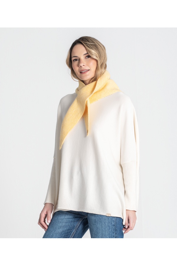 Bandana Punto. Pañuelos /Bufandas. Color: negro, crudo, naranja, azul cielo