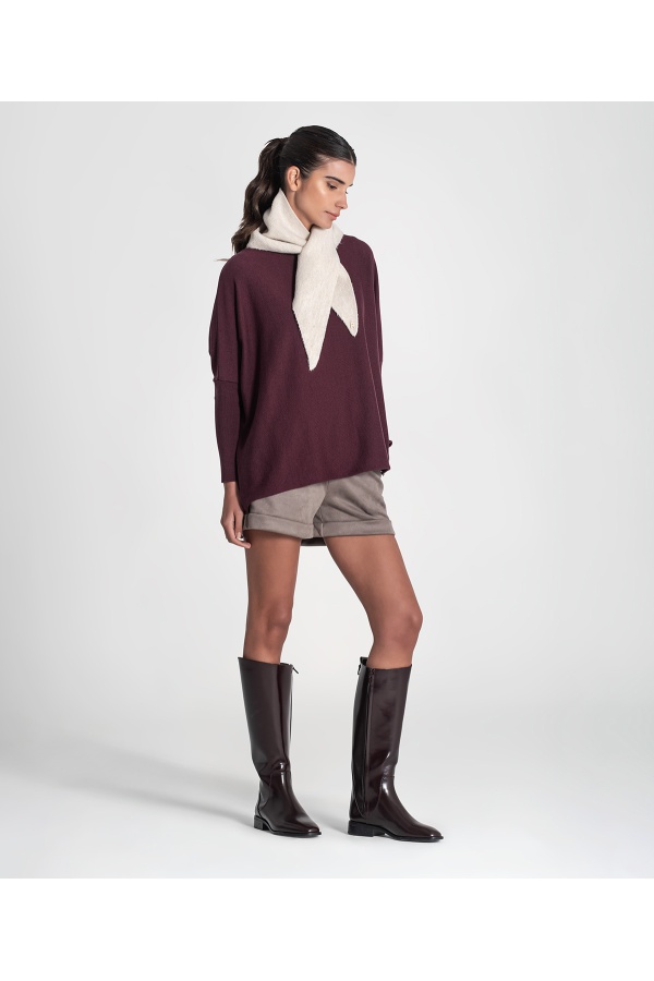 Bandana Punto. Pañuelos /Bufandas. Color: negro, crudo, naranja, azul cielo