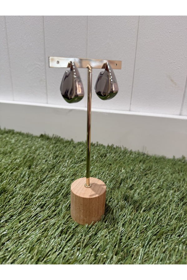 Penientes Vero Plateado. Bisuteria.  | Bambalinas Closet