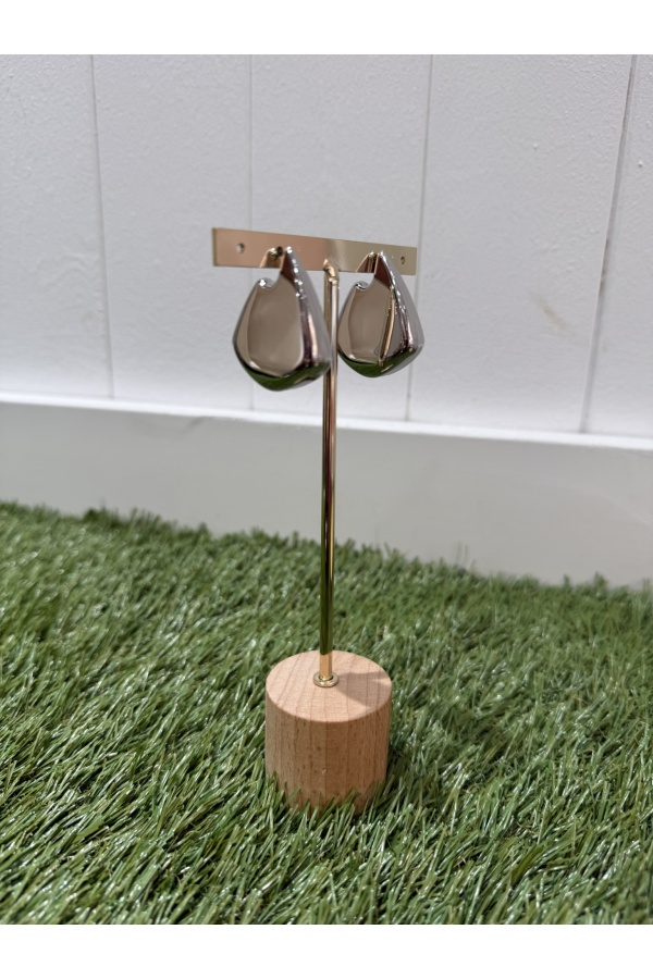 Penientes Vero Plateado. Bisuteria.  | Bambalinas Closet