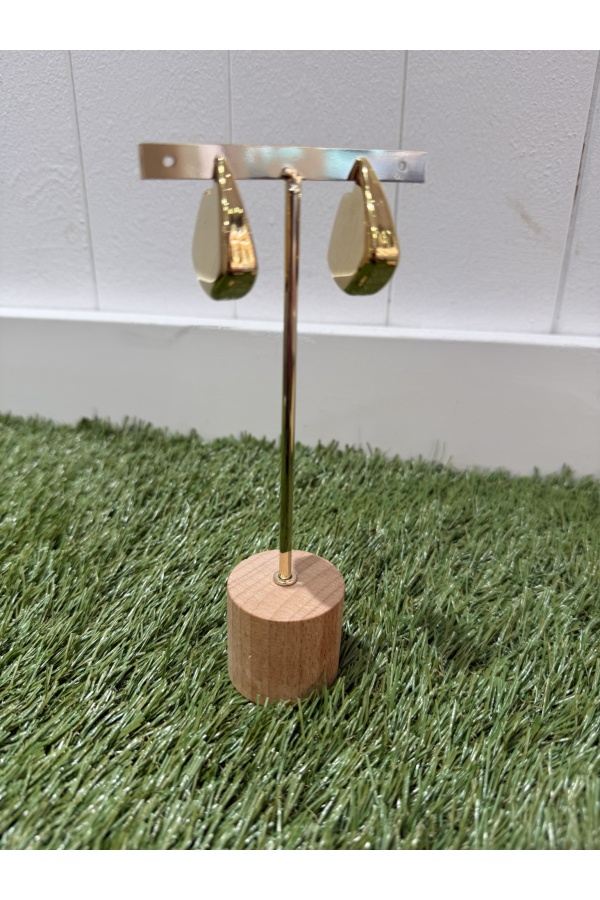 Pendientes Vero Dorado. Bisuteria.  | Bambalinas Closet