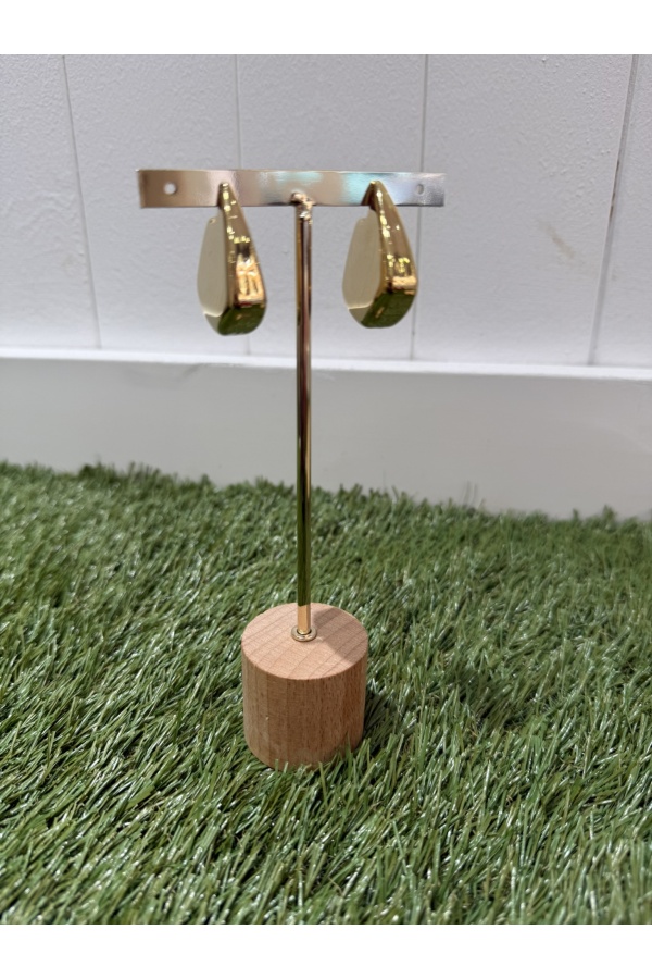 Pendientes Vero Dorado. Bisuteria.  | Bambalinas Closet