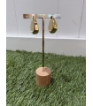 Pendientes Vero Dorado. Bisuteria.  | Bambalinas Closet