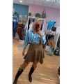 Falda Ante Asimetrica. Faldas Basic. Tallas: m, l, s | Bambalinas Closet