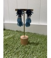 Pendientes Candela Azules. Bisuteria.  | Bambalinas Closet