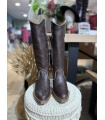 Bota Serpiente Chocolate. Botas Altas. Tallas: 36, 37, 38, 39, 40 | Bambalinas