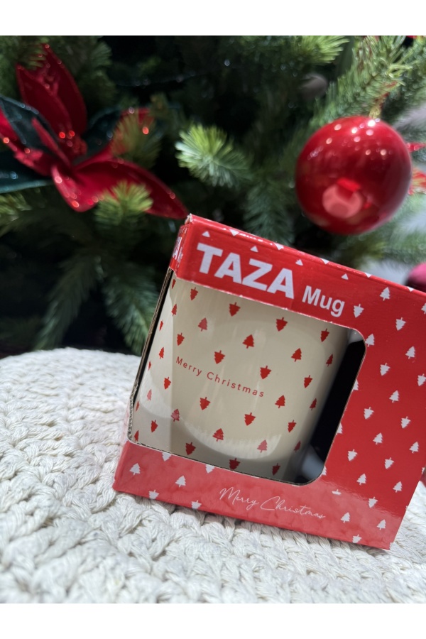 Taza Navideña. Varios. Color: marfil, azul pastel, rojo | Bambalinas Closet