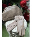 Guantes Pelo. Varios. Color: negro, marron chocolate, granate, taupe, crudo |