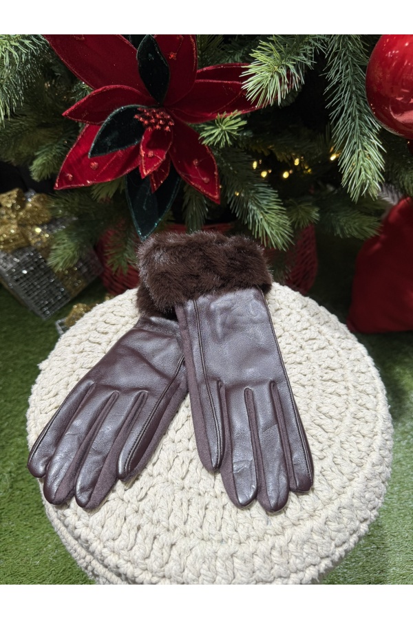Guantes Pelo. Varios. Color: negro, marron chocolate, granate, taupe, crudo |