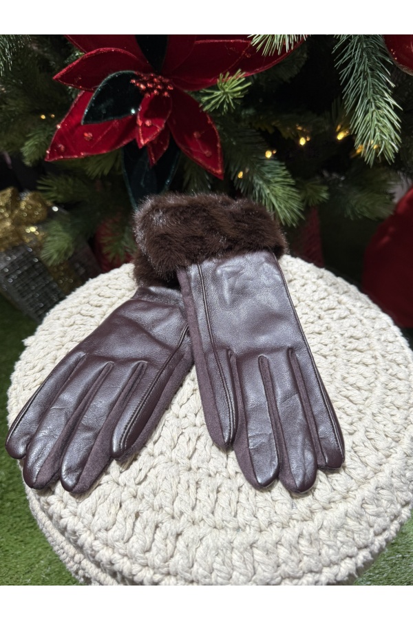 Guantes Pelo. Varios. Color: negro, marron chocolate, granate, taupe, crudo |