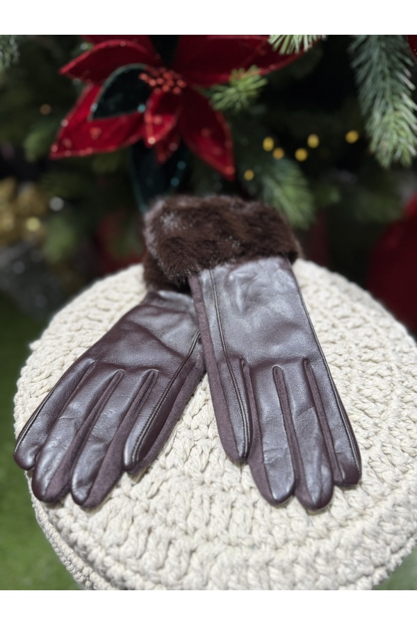 Guantes Pelo. Varios. Color: negro, marron chocolate, granate, taupe, crudo |