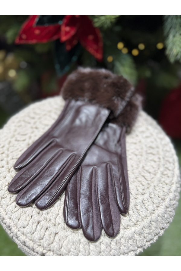 Guantes Pelo. Varios. Color: negro, marron chocolate, granate, taupe, crudo |