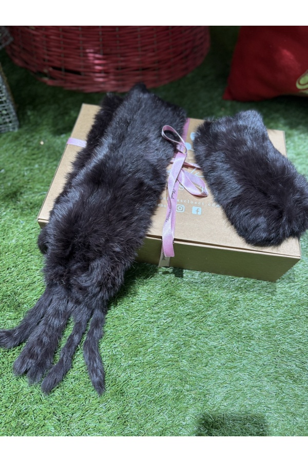 Conjunto Pelo. Varios. Color: blanco roto, maquillaje, negro, granate, marron