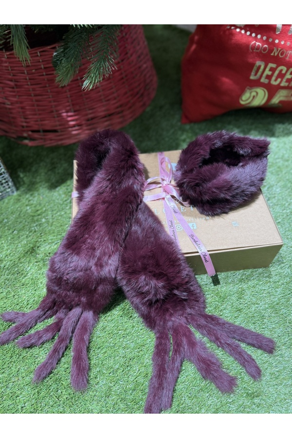 Conjunto Pelo. Varios. Color: blanco roto, maquillaje, negro, granate, marron