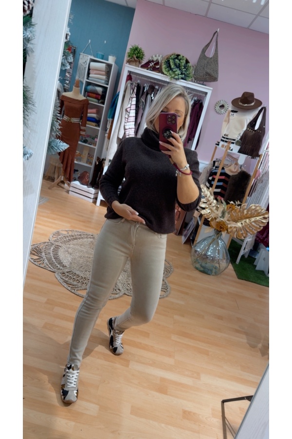 Pantalon Crudo Polar. Pantalones / Shorts. Tallas: xs, s, m, l, xl | Bambalinas