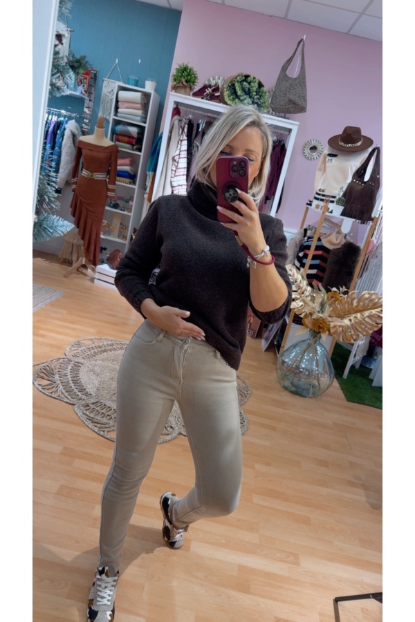 Pantalon Crudo Polar. Pantalones / Shorts. Tallas: xs, s, m, l, xl | Bambalinas