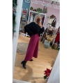 Falda Antelina Colores. Faldas Basic. Color: granate, verde kaki, negro; Tallas: