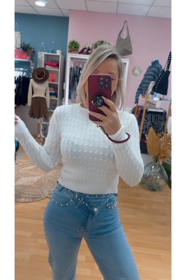 Jersey Coletas Blanco